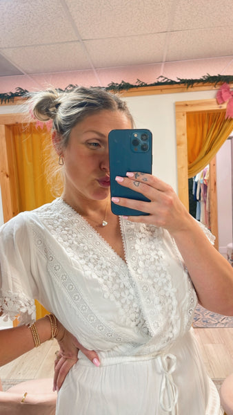 White Lotus Romper