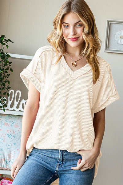 Cream Vintage Top