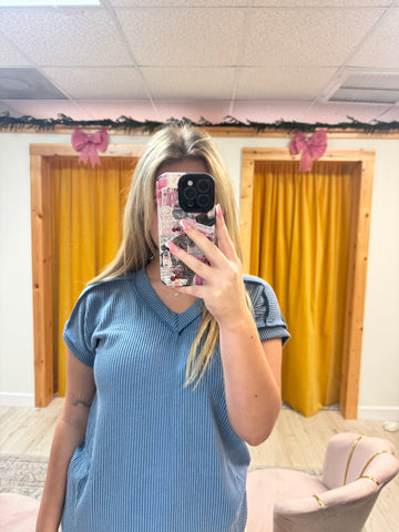 Denim Vintage Top
