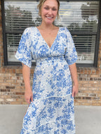 Blue Willow Maxi Dress