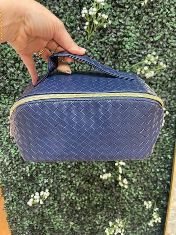 Brenda Blue Makeup Bag