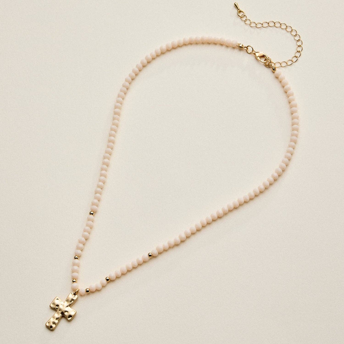 Cross Beaded Necklace
