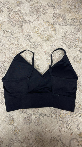 Black Simple Bralette