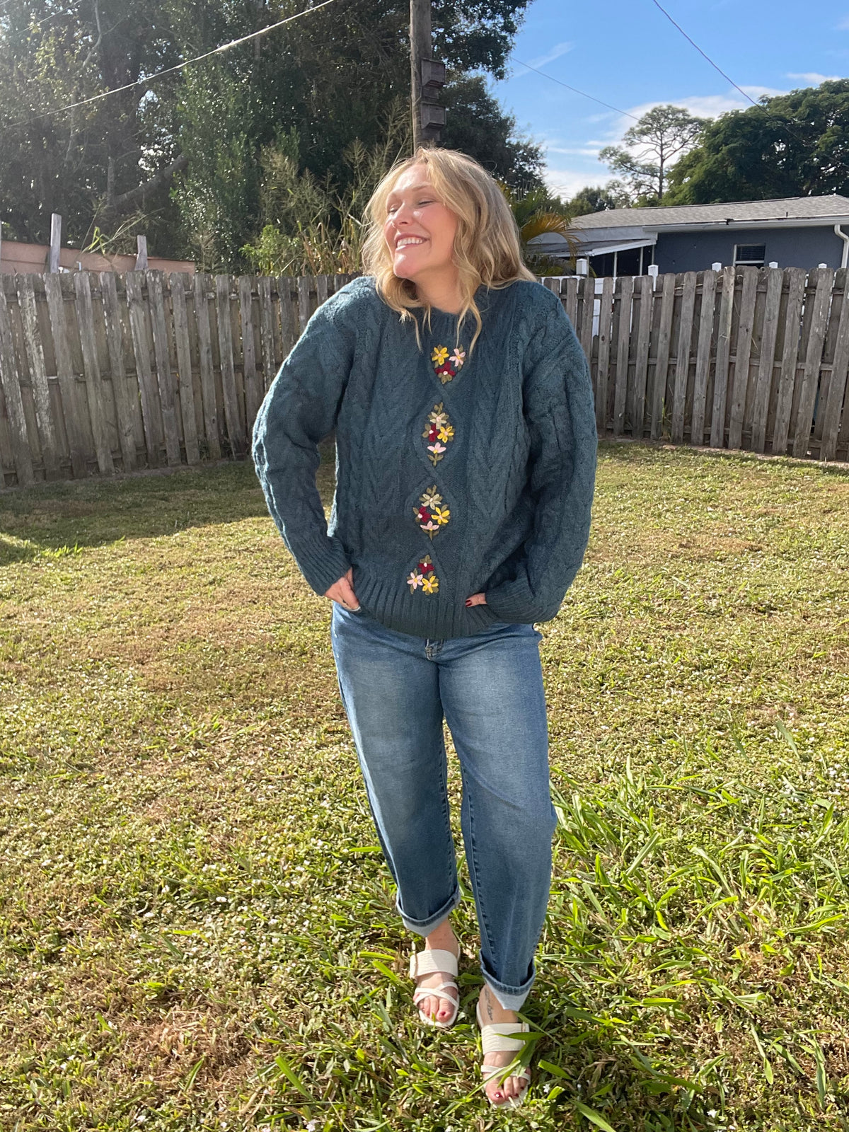 Cottage Bloom Sweater