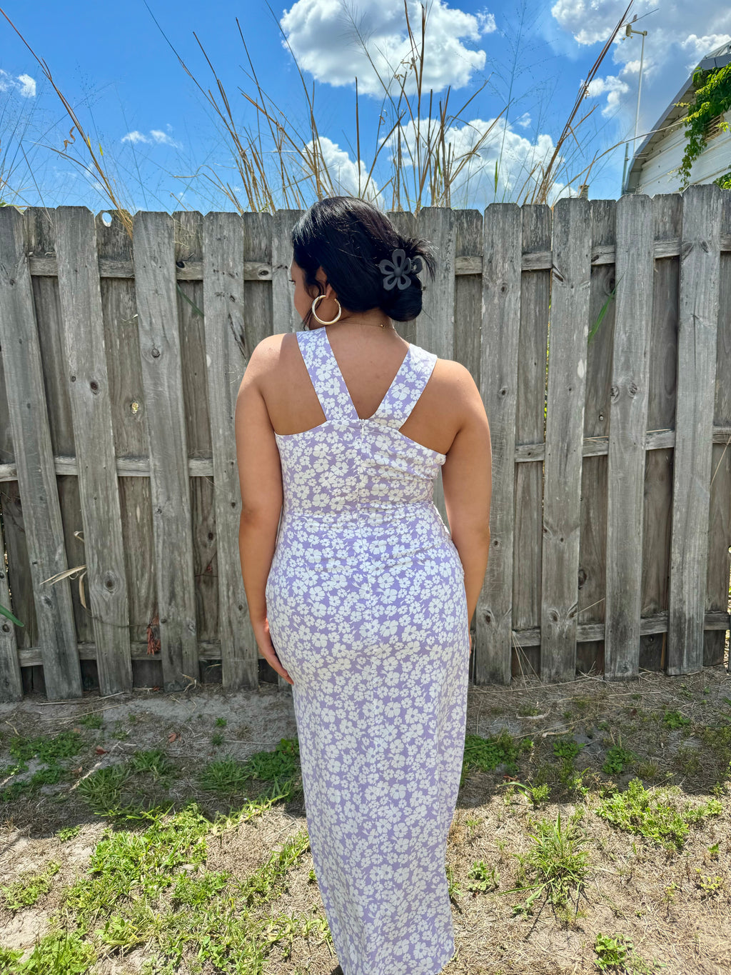 Ditsy Maxi Dress