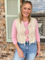 Millie Lace Vest