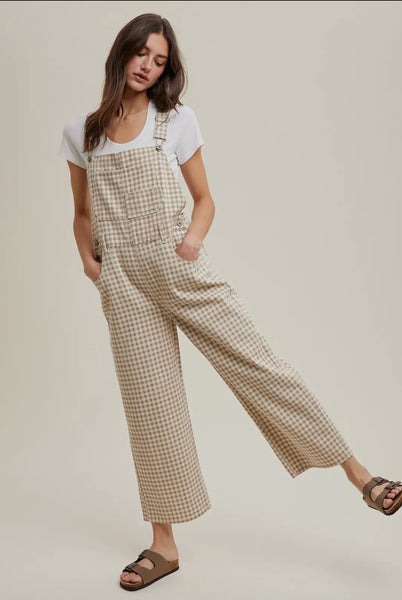 Gingham Girly Overalls