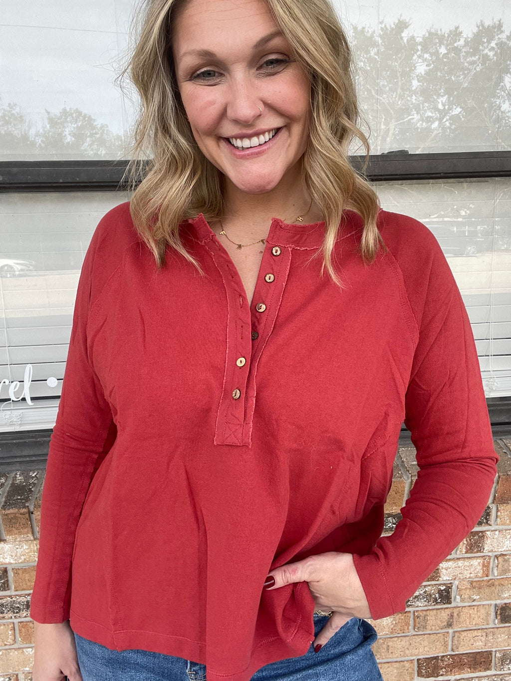 Burnt Ginger Blouse