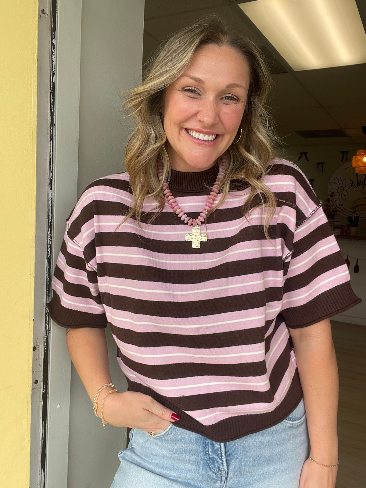 Harper Striped Top