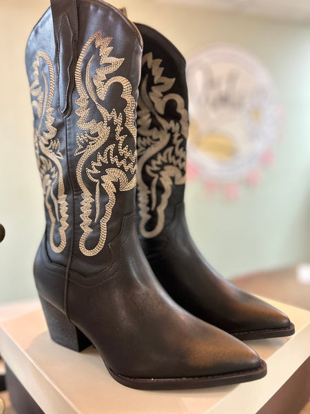 Coffee Cowgirl Boots