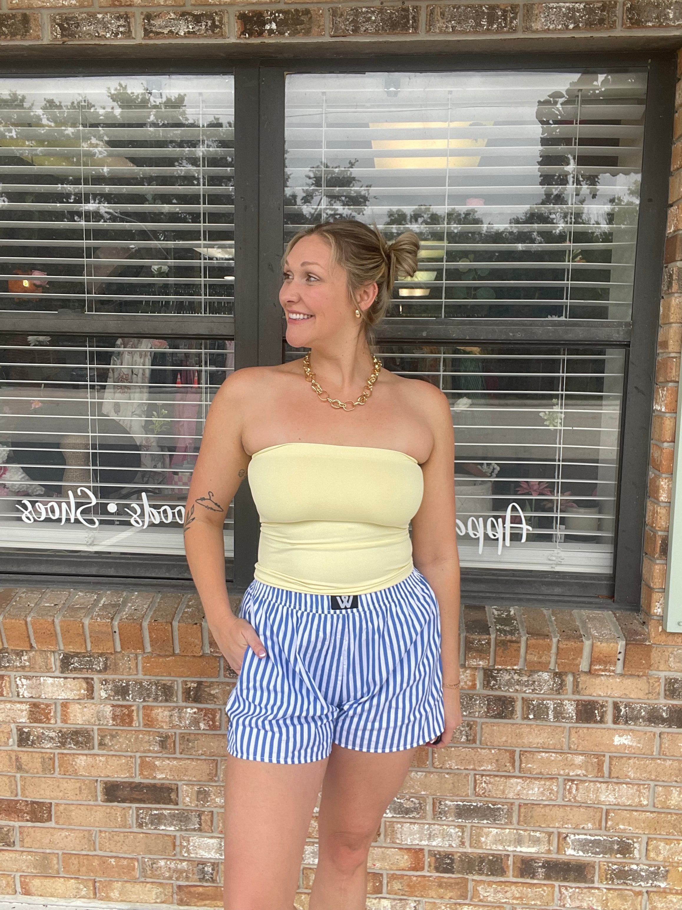 Ocean Air Stripe Boxer Shorts