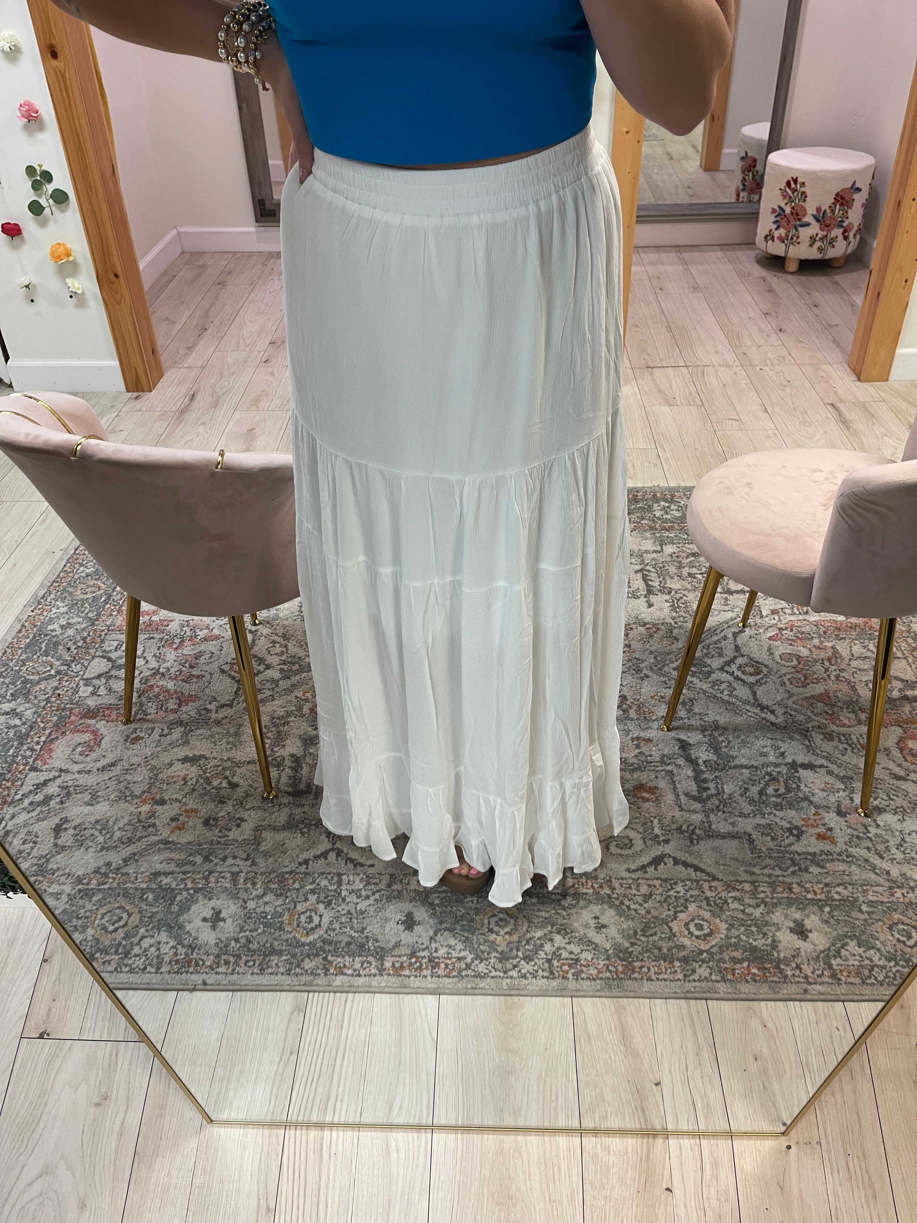 Coastal Calm Maxi Skirt