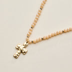 Cross Beaded Necklace