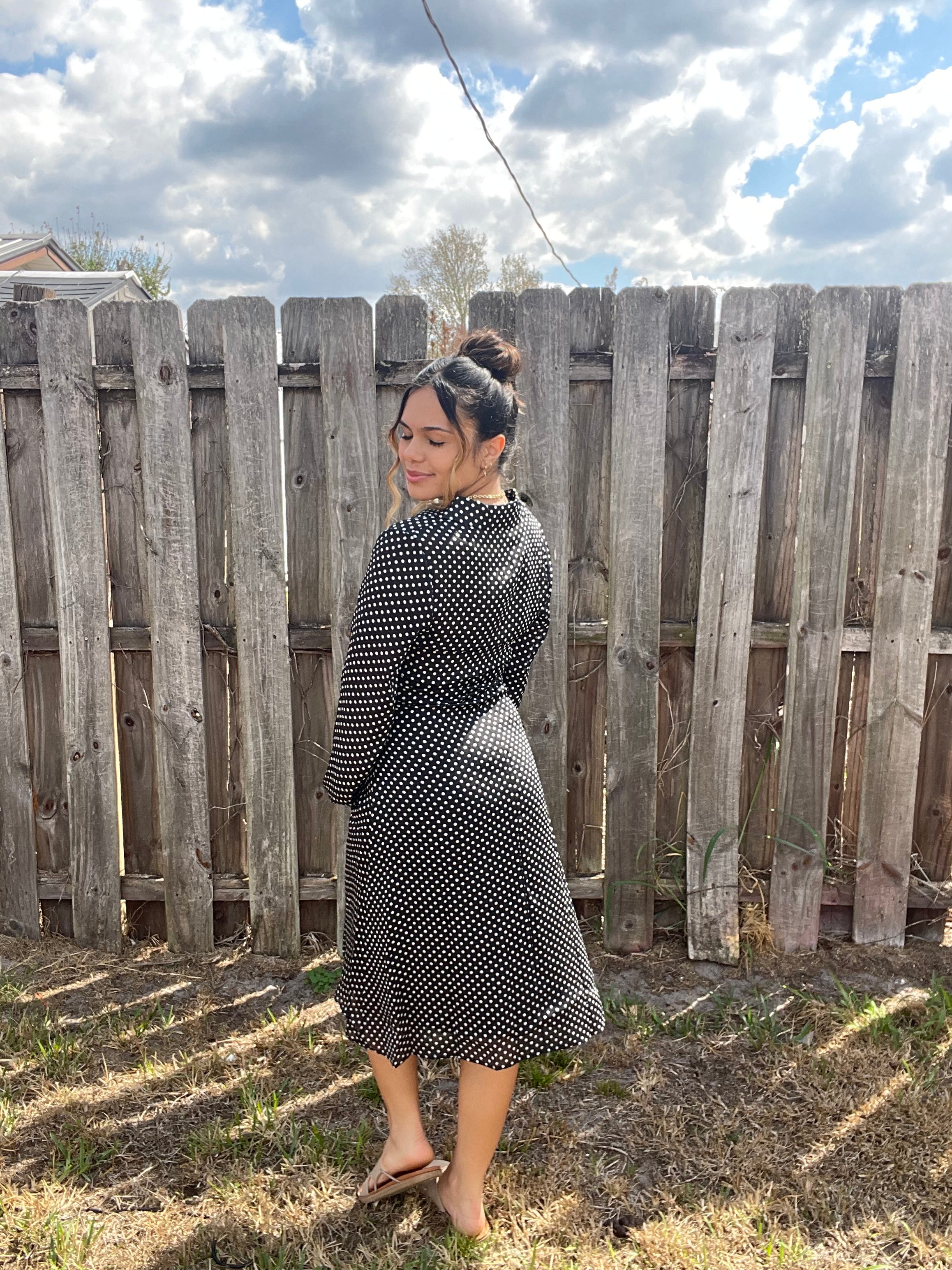 Dotty Darling Midi Dress