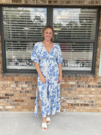 Blue Willow Maxi Dress
