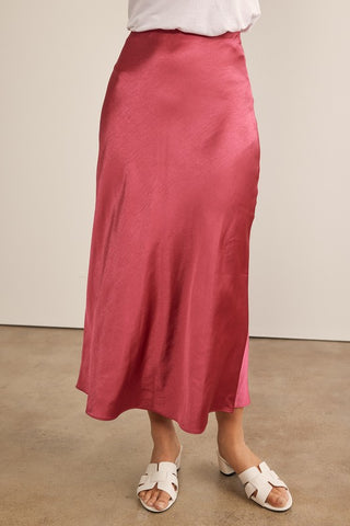 Scarlet Silk Skirt