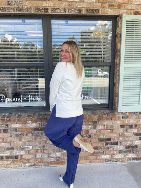 Eggshell Jersey Sweater