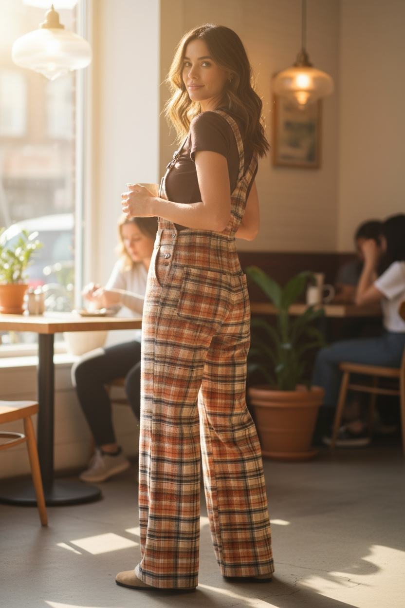 Autumn Spice Overalls