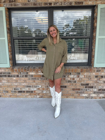 Martini Shirt Dress
