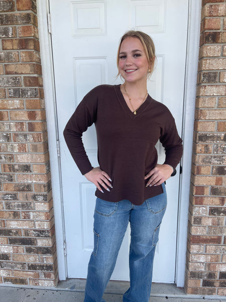 Chocolate Jersey Sweater