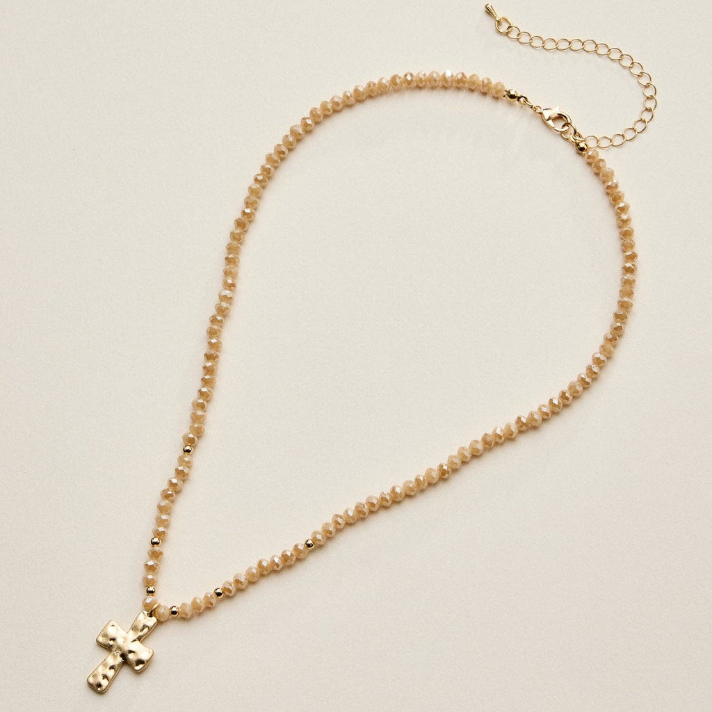 Cross Beaded Necklace