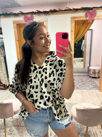 Cheetah Dreams Top