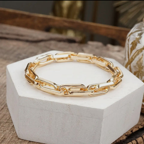 Chunky Gold Chain Bracelet