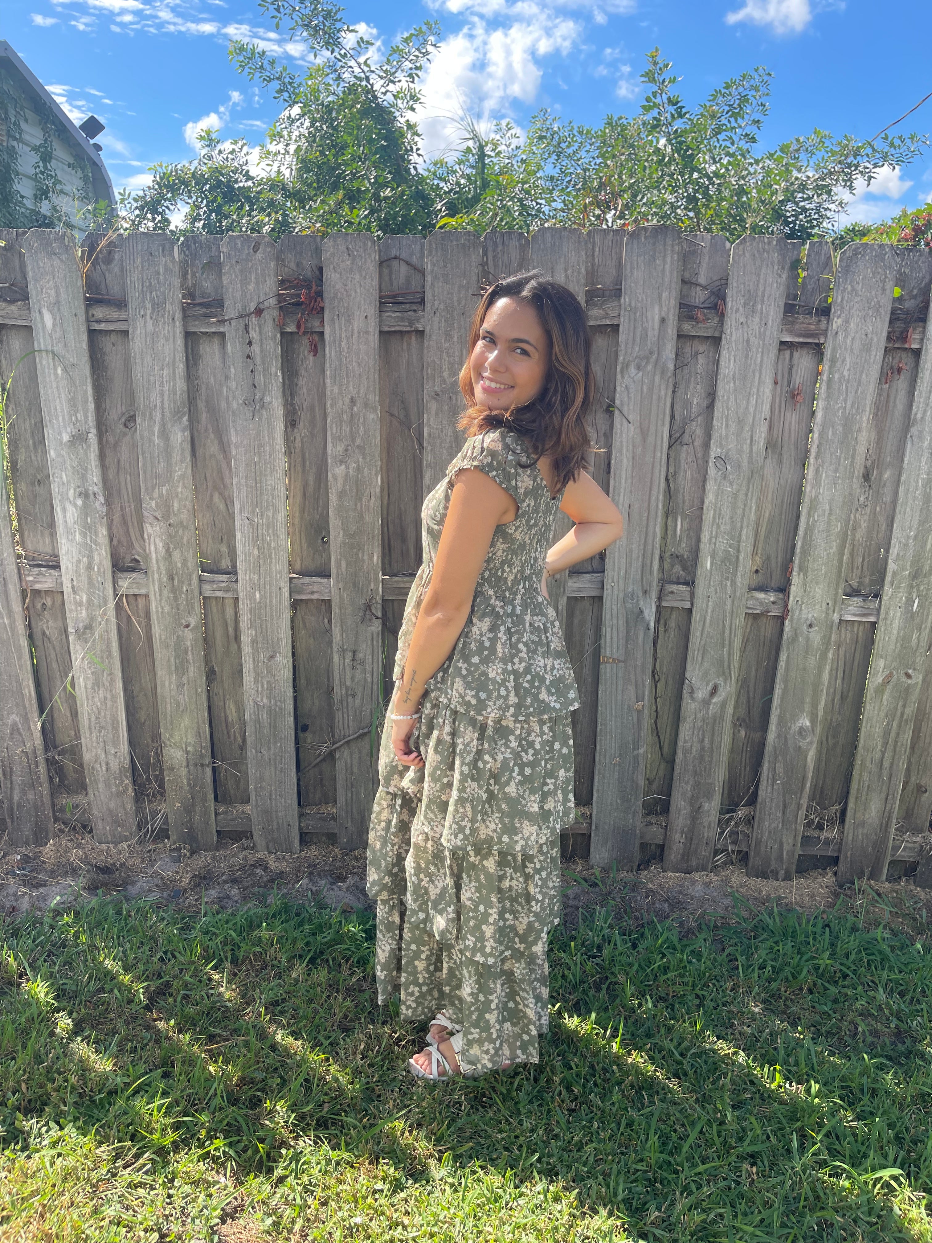 Miss Flora Midi Dress