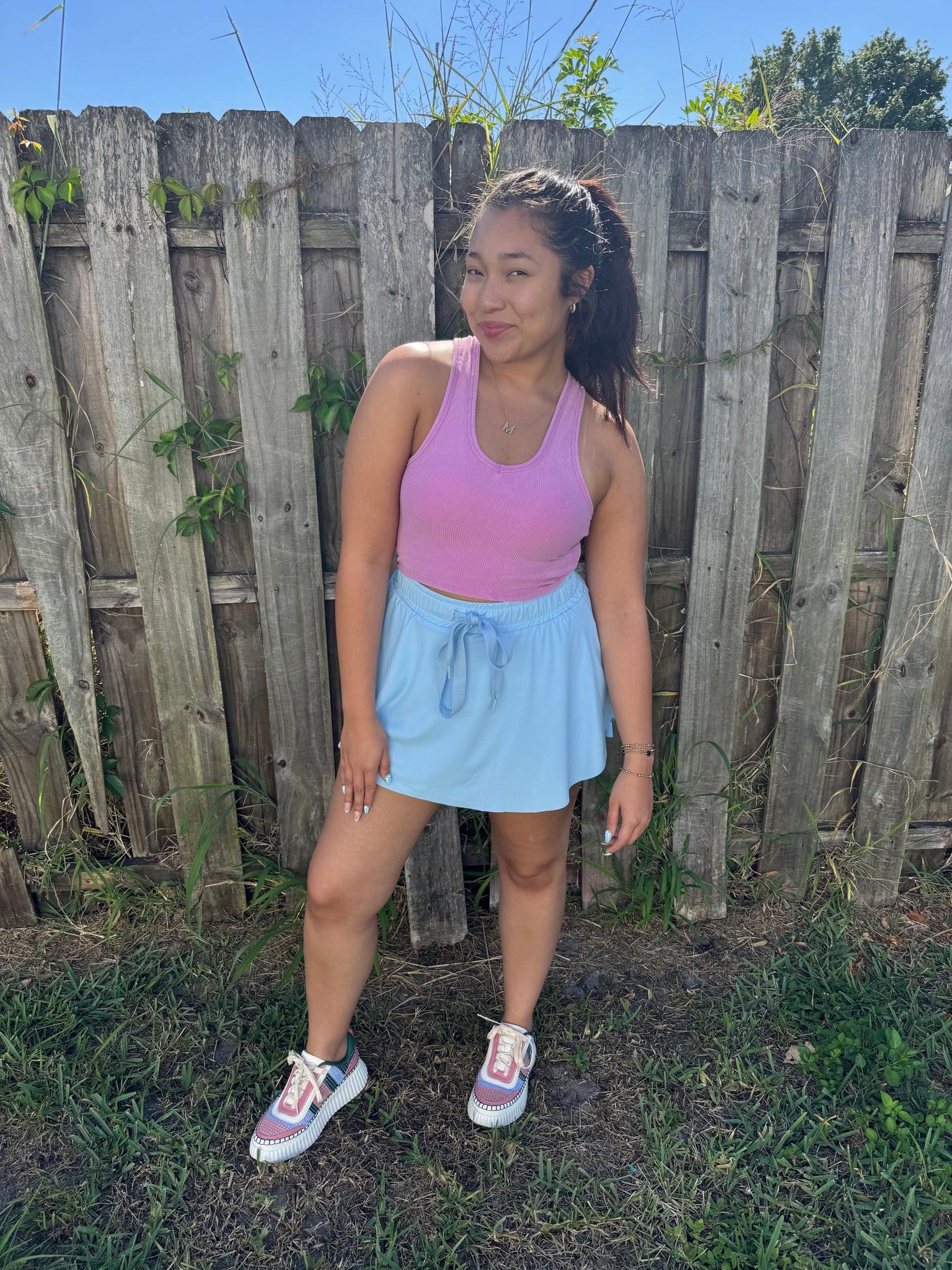 Blue Skies Skort