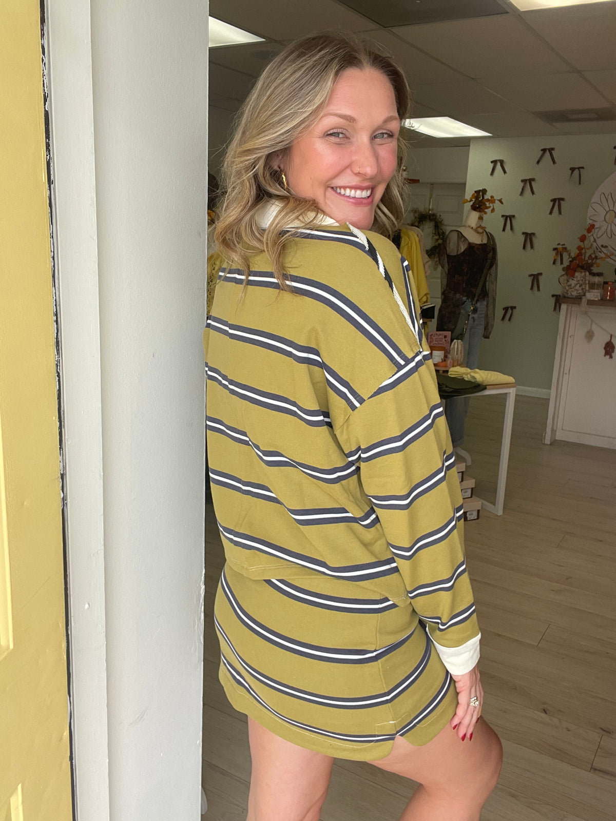 After Class Striped Top