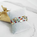 Colorful Cross Bracelet stack