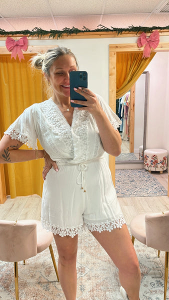 White Lotus Romper