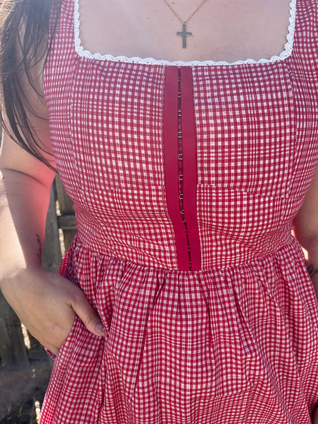 Cathy Corset Midi Dress