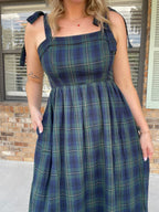 Highland Honey Plaid Maxi