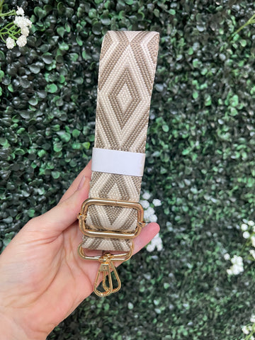 Hand Bag Strap Brown