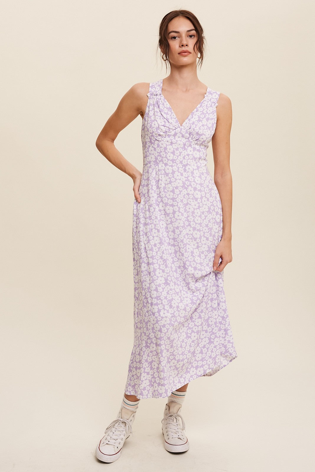 Ditsy Maxi Dress