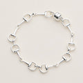 Bit Chain Silver Bracelet