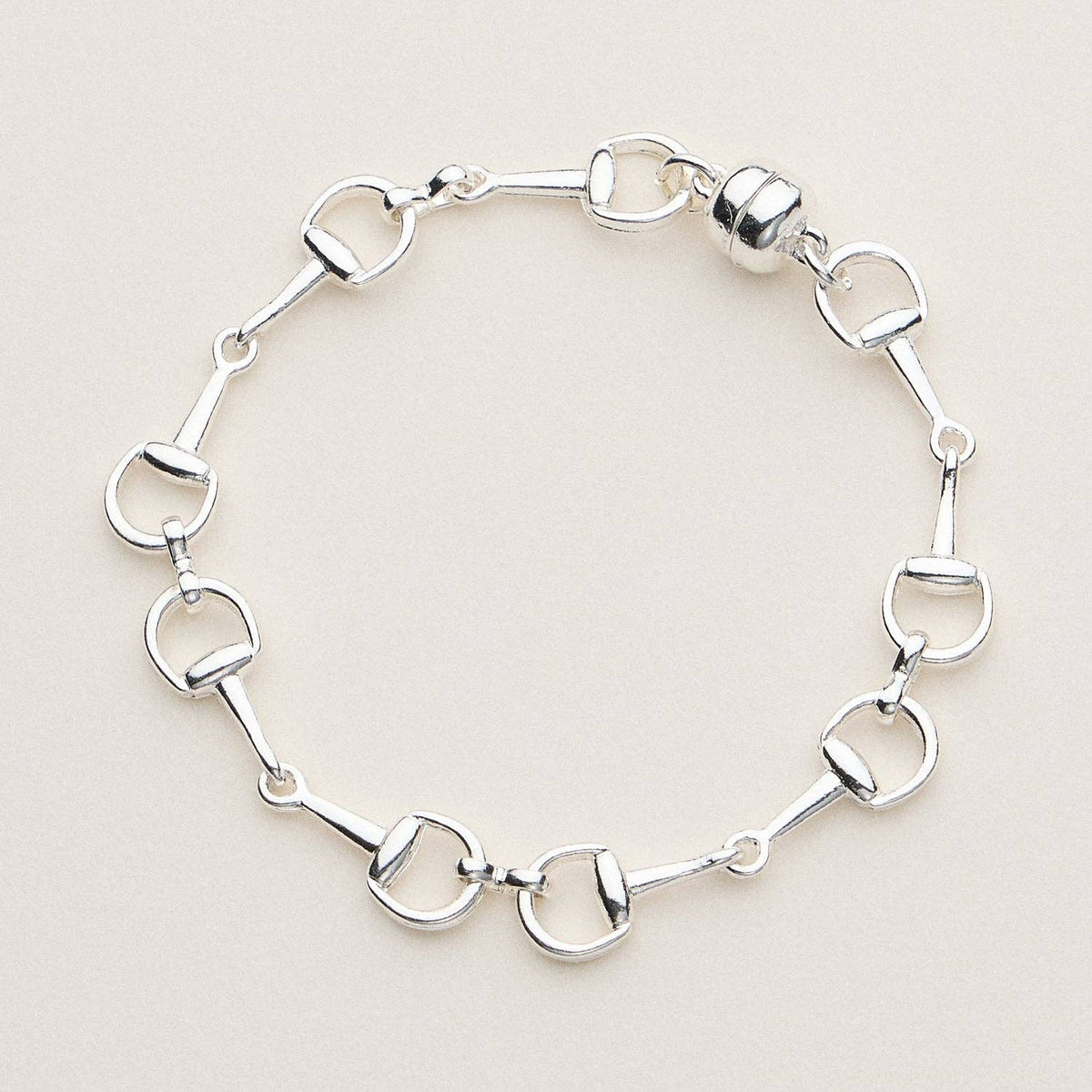 Bit Chain Silver Bracelet