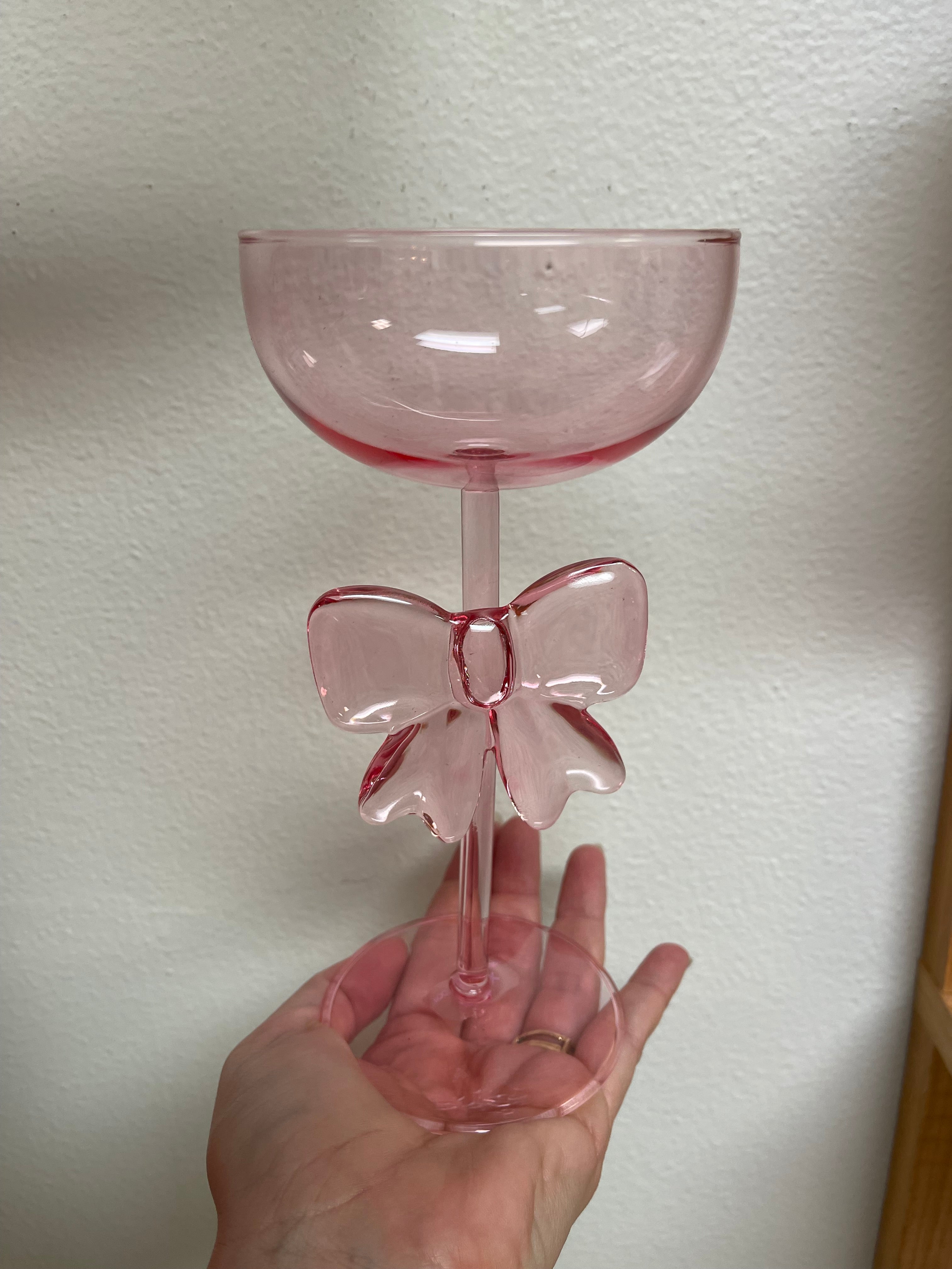 Bow & Bubbly Glass