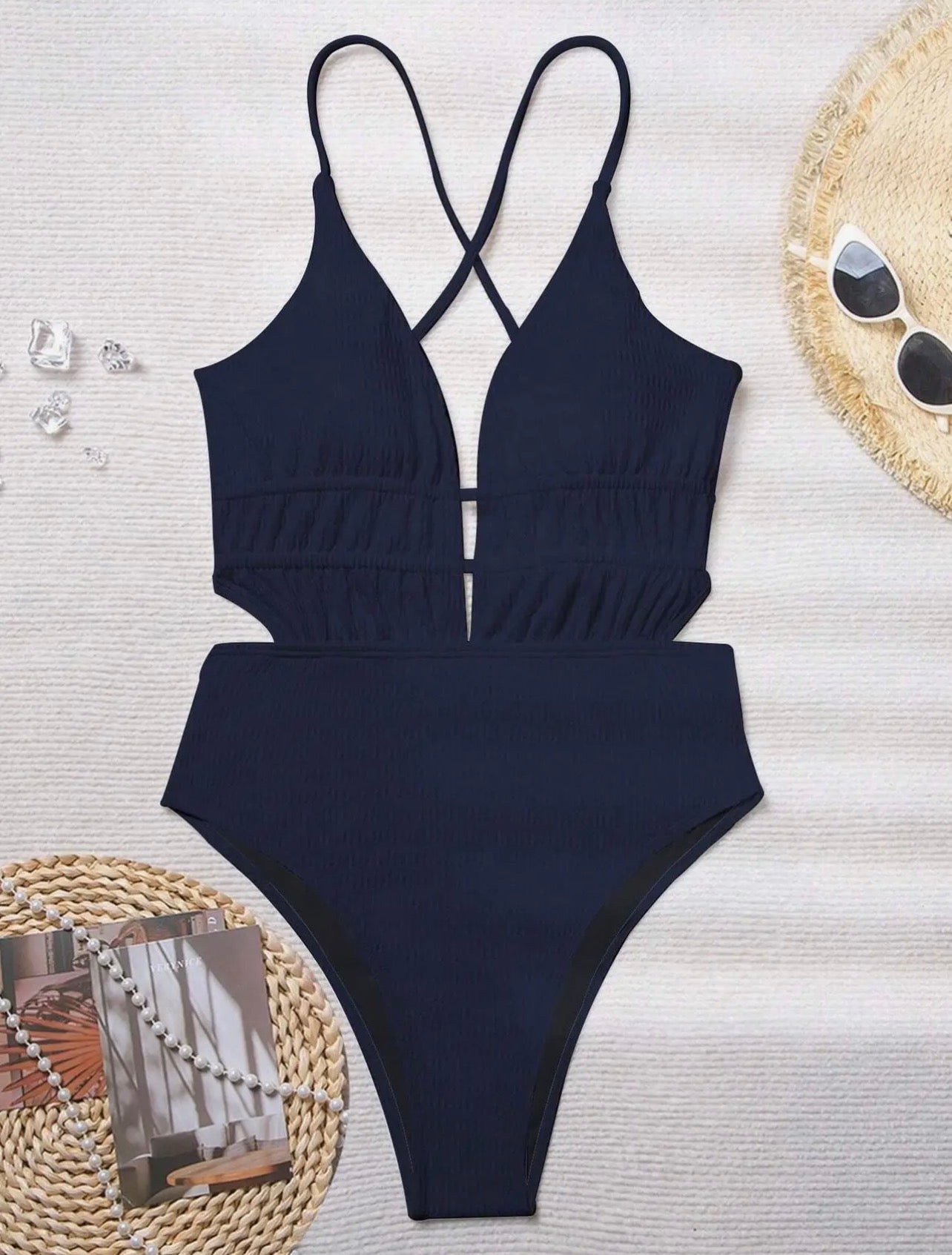 Navy Oasis One Piece
