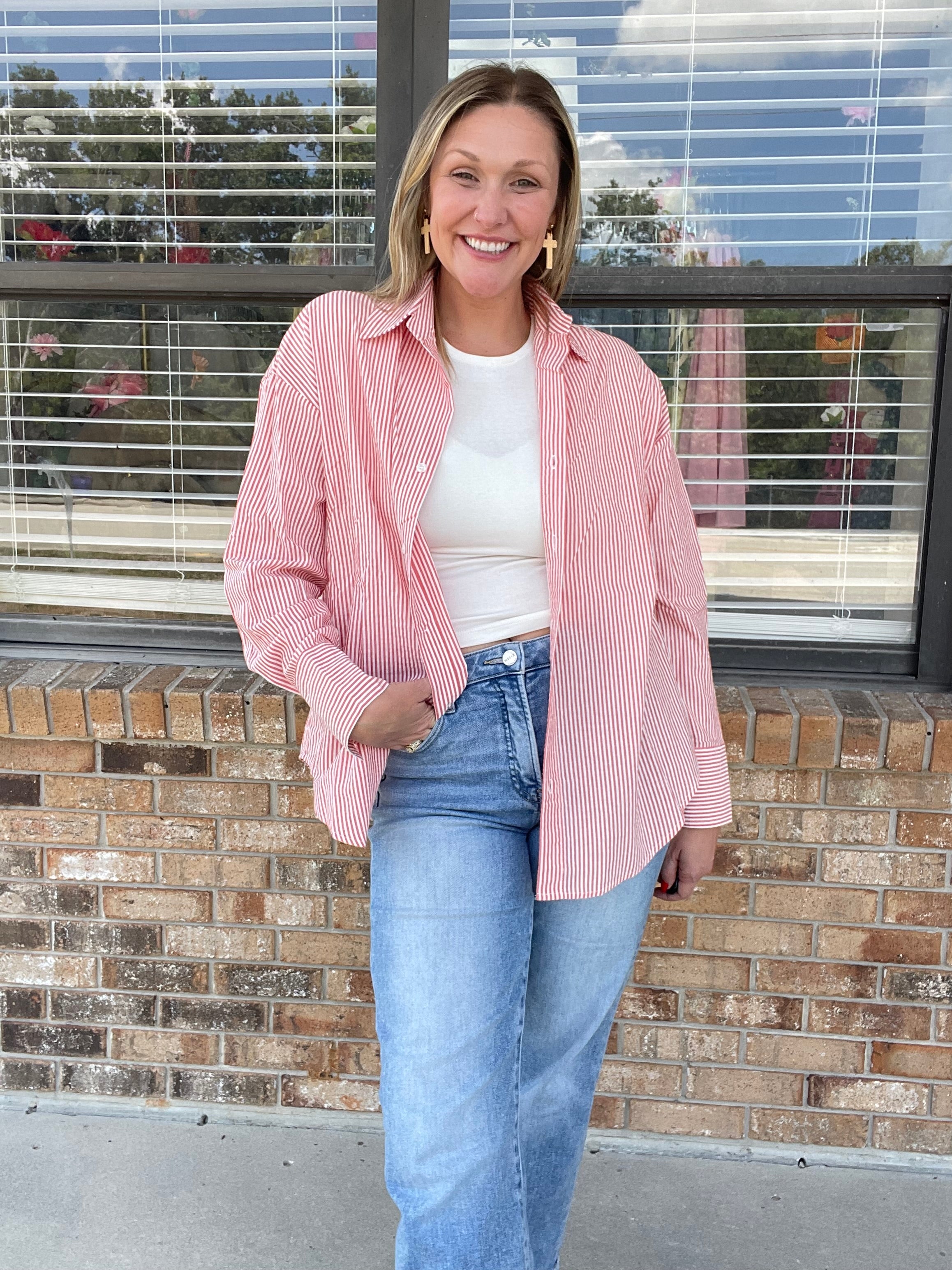 Strawberry Stripe Shirt