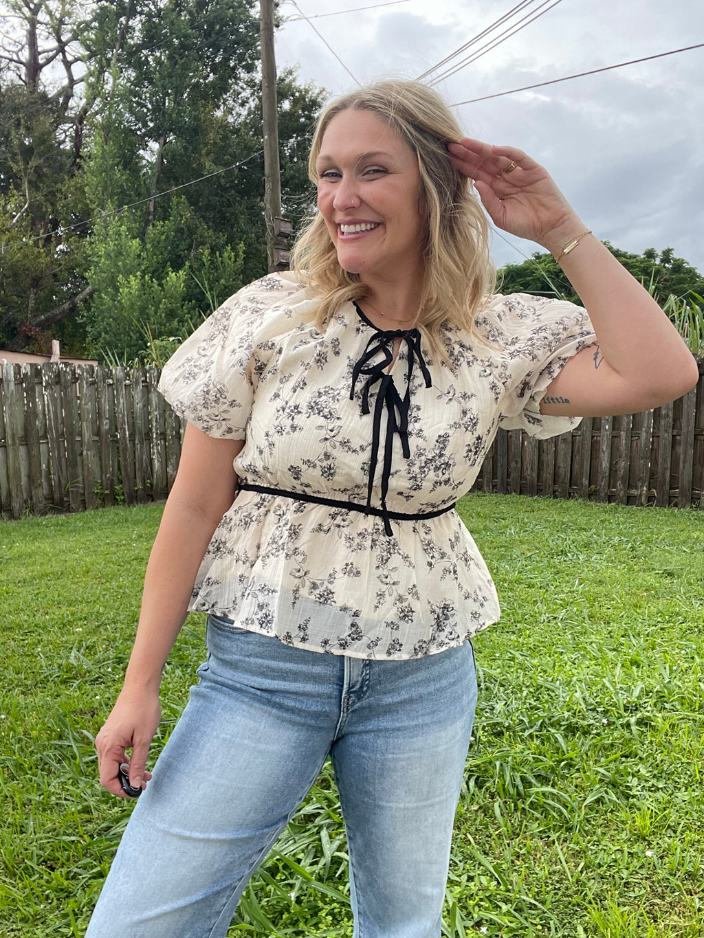 Betzy Bow Blouse