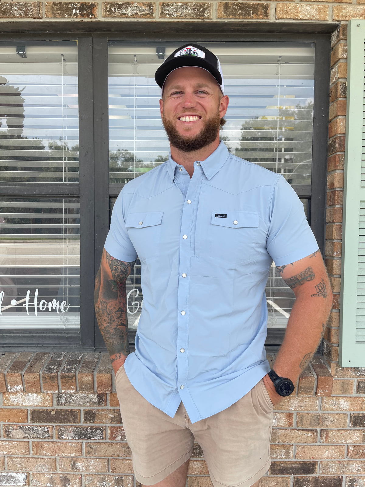 Southern Sky Pearl Snap Shirt
