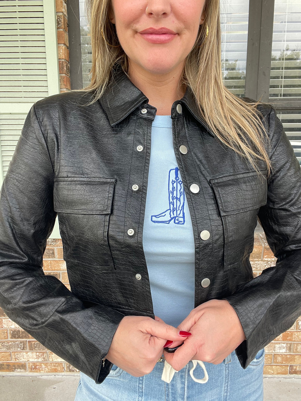 Wild Card Cropped Jacket