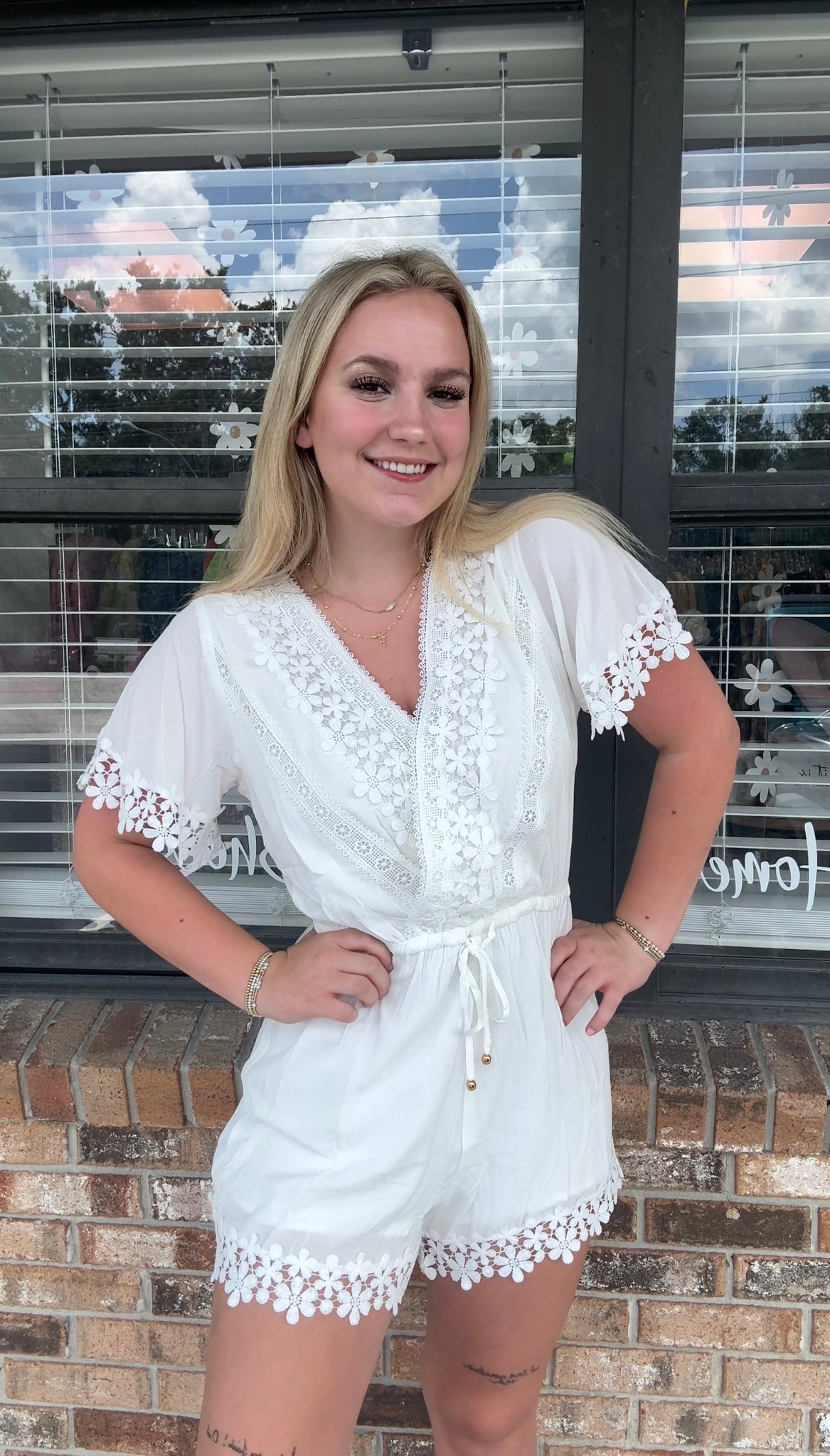 White Lotus Romper