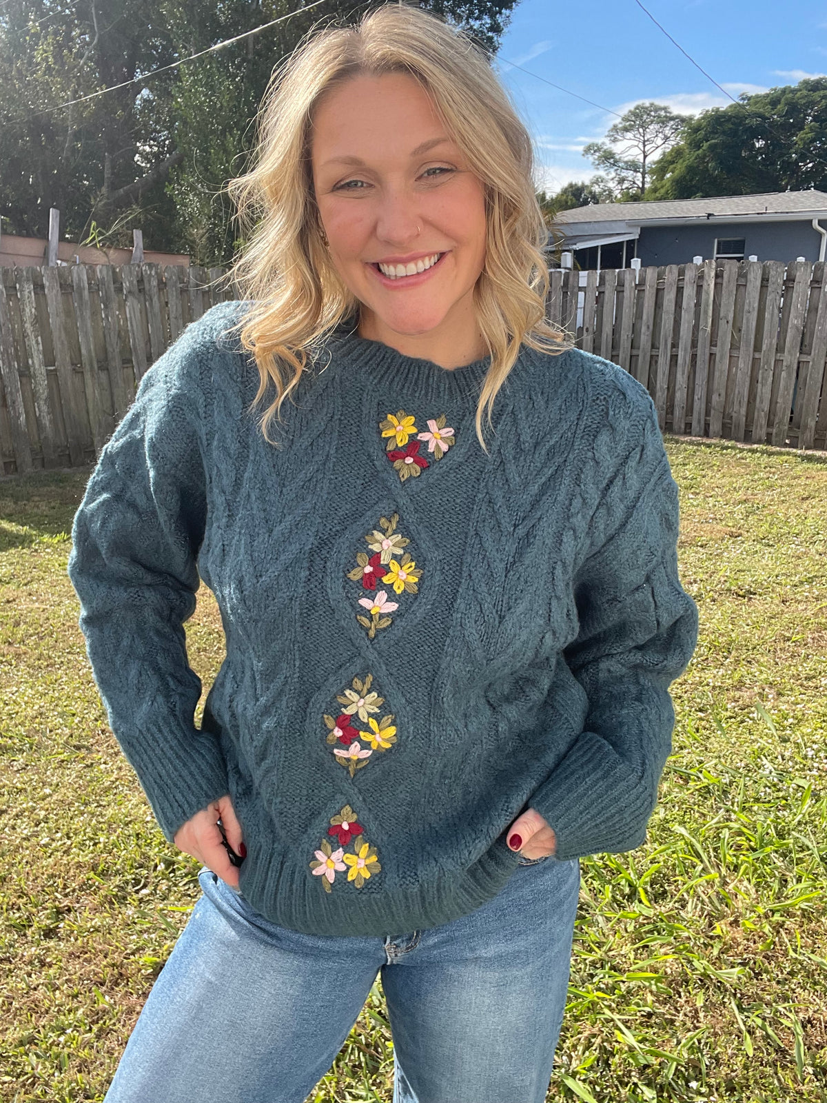 Cottage Bloom Sweater
