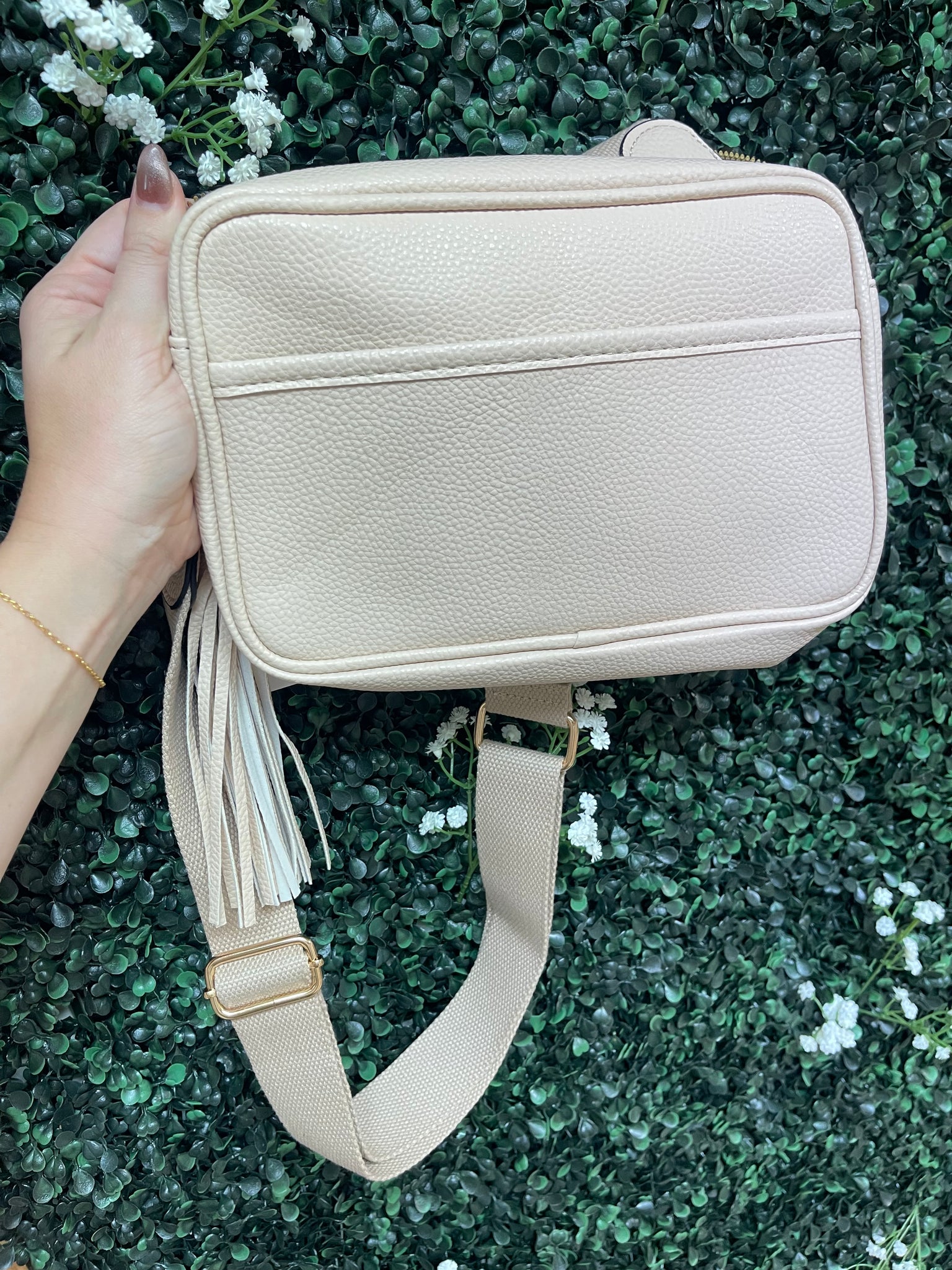 Cream Crossbody