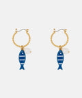 Blue Fish Earrings
