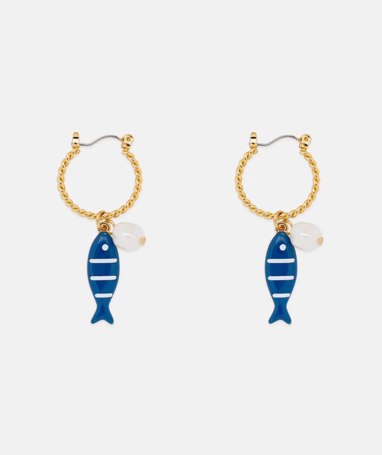 Blue Fish Earrings