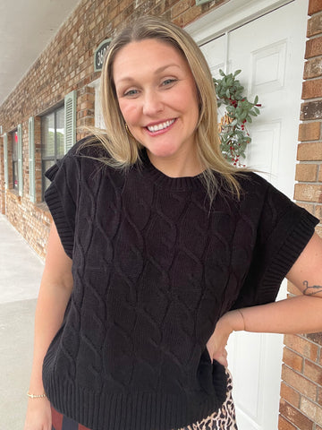 Dark Roast Darling Sweater Vest